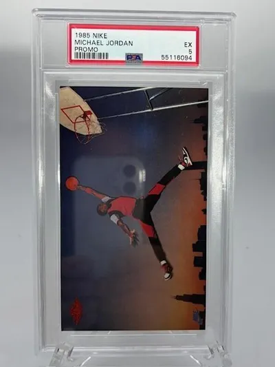 1985 Nike Promo Michael Jordan Rookie Card