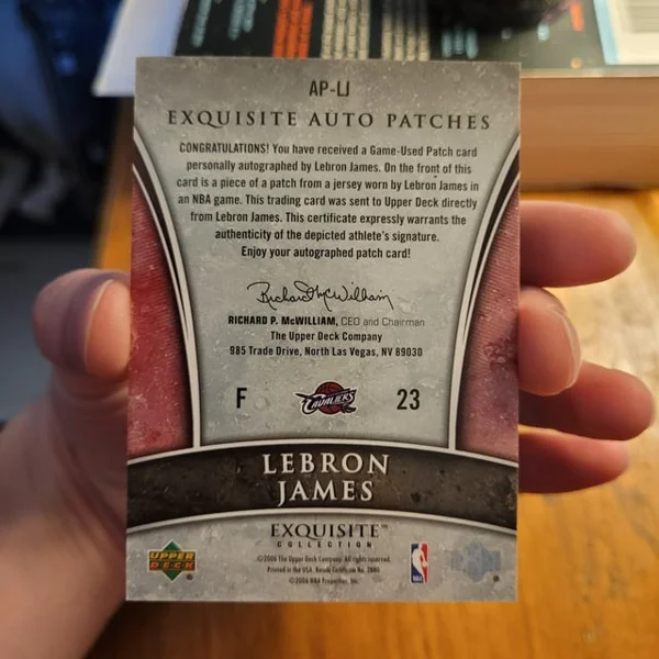 2006 Exquisite Collection LeBron James