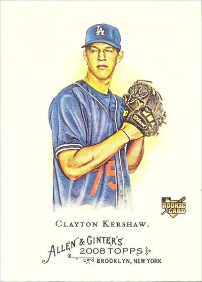 2008 Topps Allen & Ginter Clayton Kershaw Rookie Card