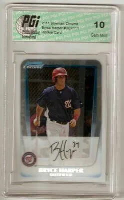 2011 Bowman Chrome Bryce Harper Autograph #BCP111