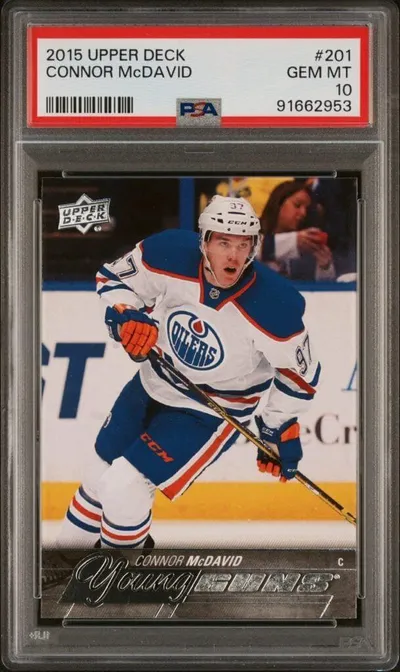2015 Connor McDavid Young Guns Rookie Card