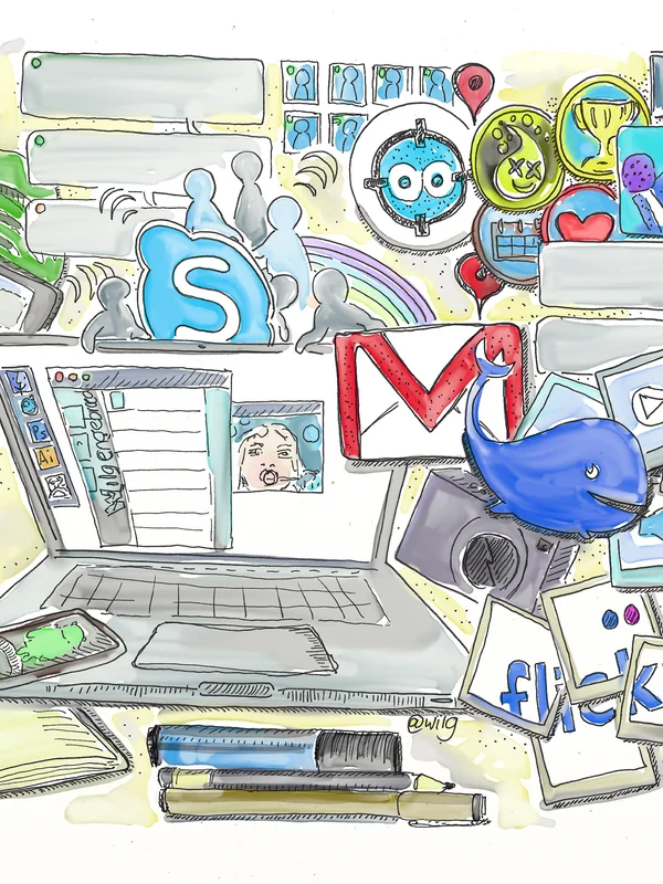 Online Social Network Concept